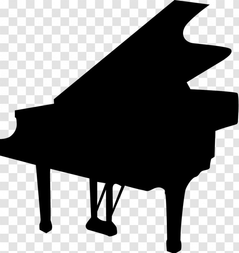 Piano Silhouette Pianist Violin - Cartoon Transparent PNG