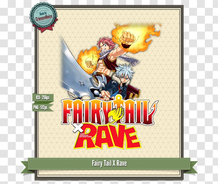 Fairy Tail Natsu Dragneel Rave Master Original Video Animation - Heart Transparent PNG