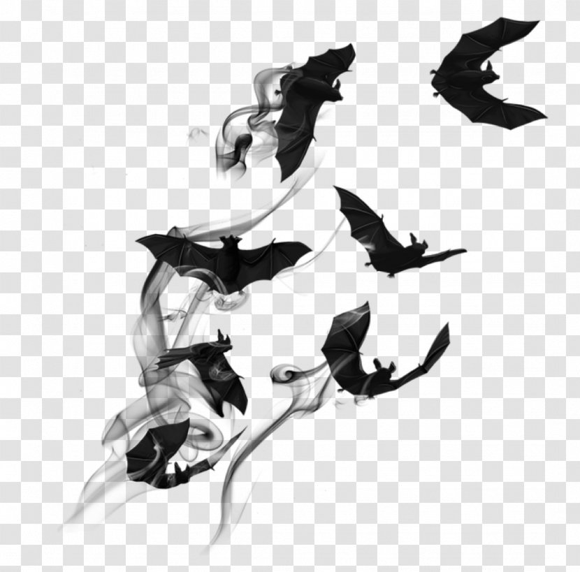 Clip Art PicsArt Photo Studio Desktop Wallpaper Photograph Image - Cartoon - Bats Flying Transparent PNG