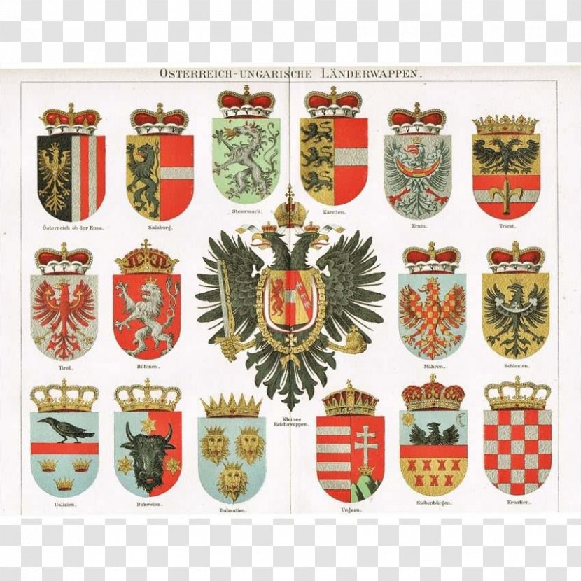 Austria-Hungary Coat Of Arms Austria Crest - Principality Transylvania - Romanov Family Transparent PNG