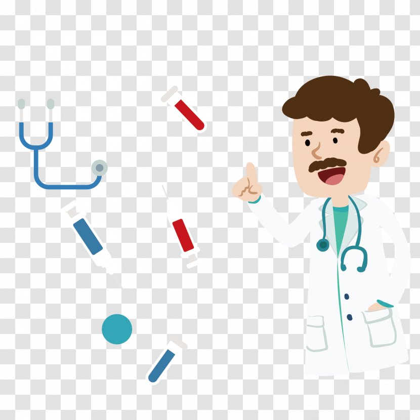 Physician Hospital Medicine Health Illustration - Cartoon - Doctor Vector Transparent PNG