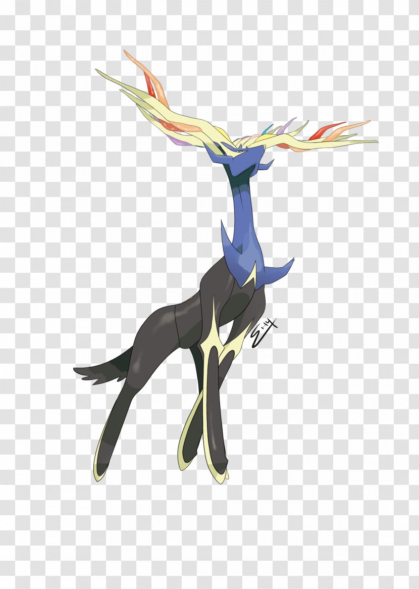 Xerneas Pokémon Omega Ruby And Alpha Sapphire Ash Ketchum Drawing - Fan Art - Walkthrough Transparent PNG