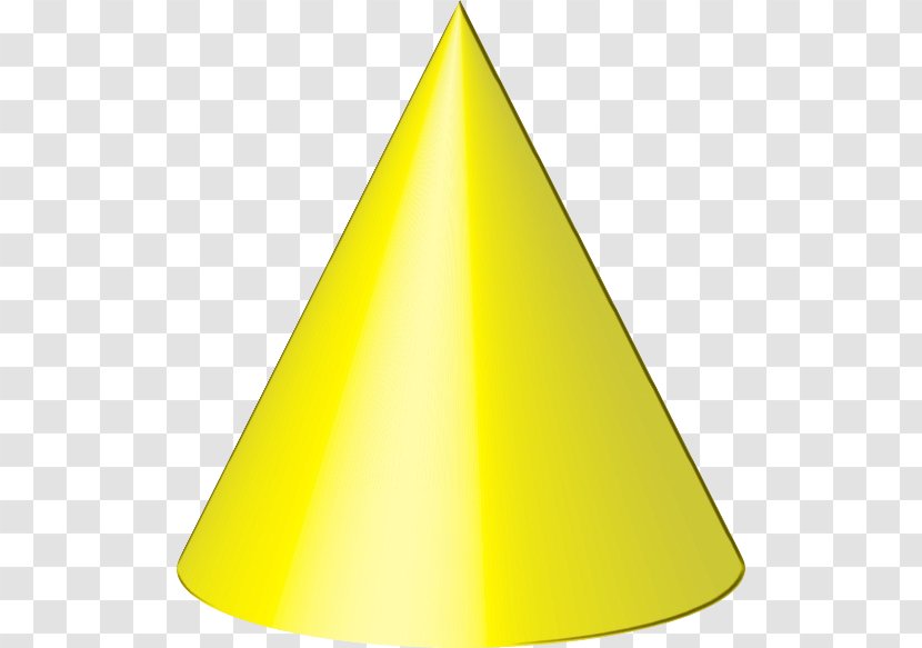 Yellow Background - Cone Transparent PNG