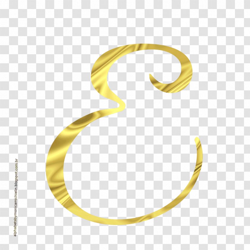 Alphabet Monogram May Letter Marriage - Body Jewelry - Gold Transparent PNG