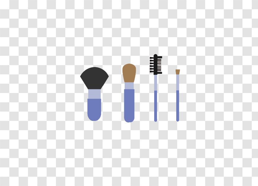 Makeup Brush Cosmetics - Free Foundation To Pull The Material Transparent PNG