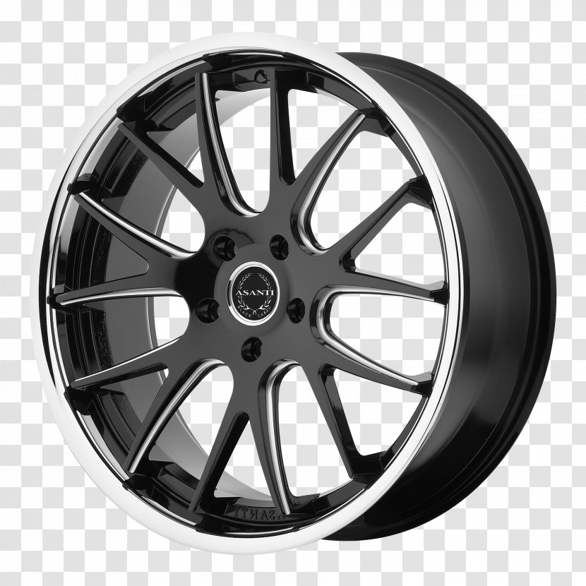 Fawkner Wheels & Tyres Car Asanti Black Rim - Forging - India Transparent PNG