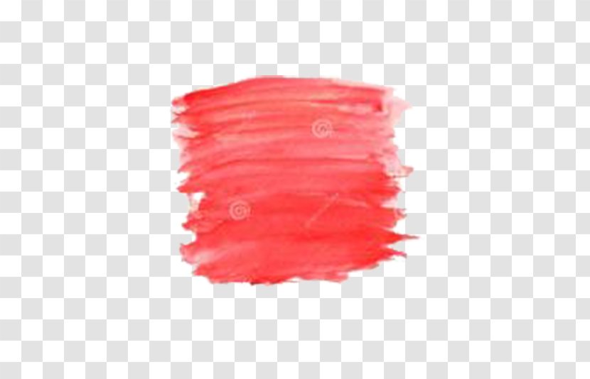 Red Watercolor Painting Brush Illustration - Paintbrush - Oil Decoration Transparent PNG