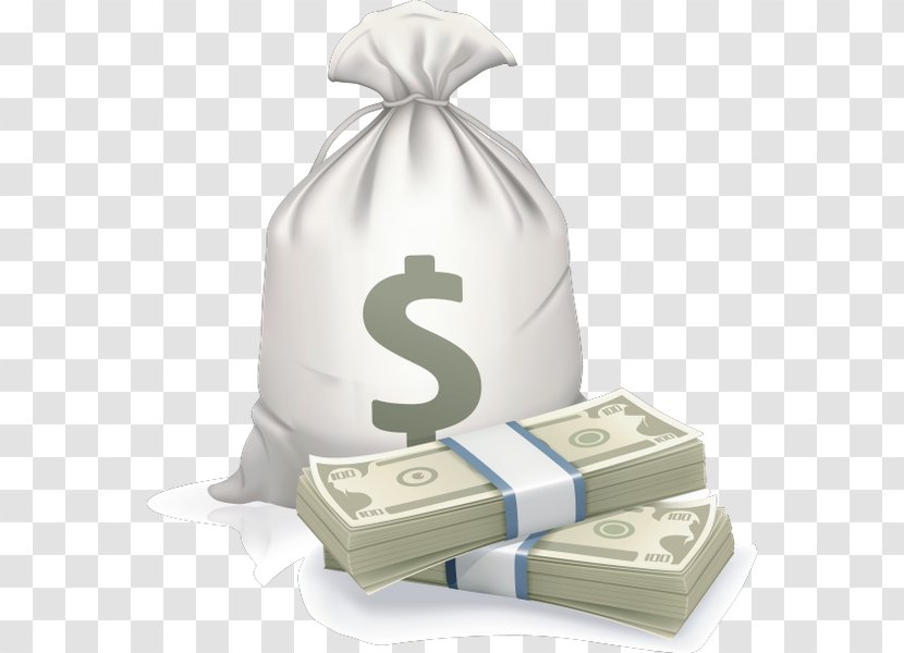 Money Bag Banknote - Royaltyfree Transparent PNG