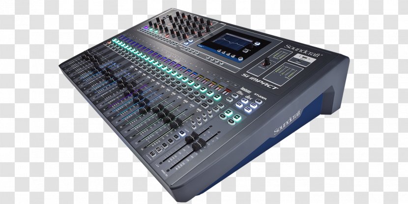 Microphone Audio Mixers Digital Mixing Console Soundcraft - Electronics - Sound Transparent PNG