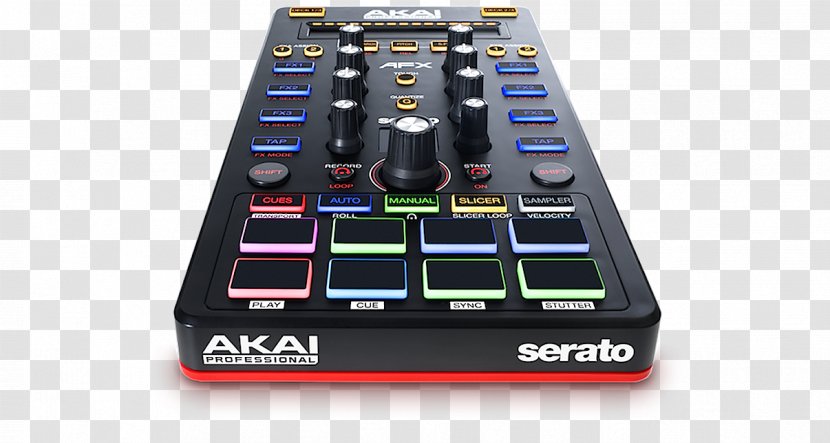 Akai DJ Controller Disc Jockey Traktor MIDI Controllers - Dj - Electronic Component Transparent PNG
