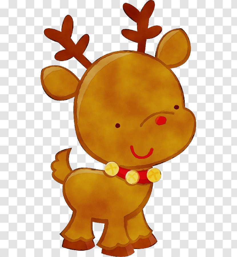 Christmas Day - Reindeer - Smile Animal Figure Transparent PNG