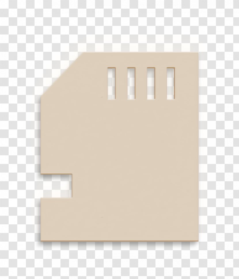 Card Icon Device Memory - White - Technology Rectangle Transparent PNG