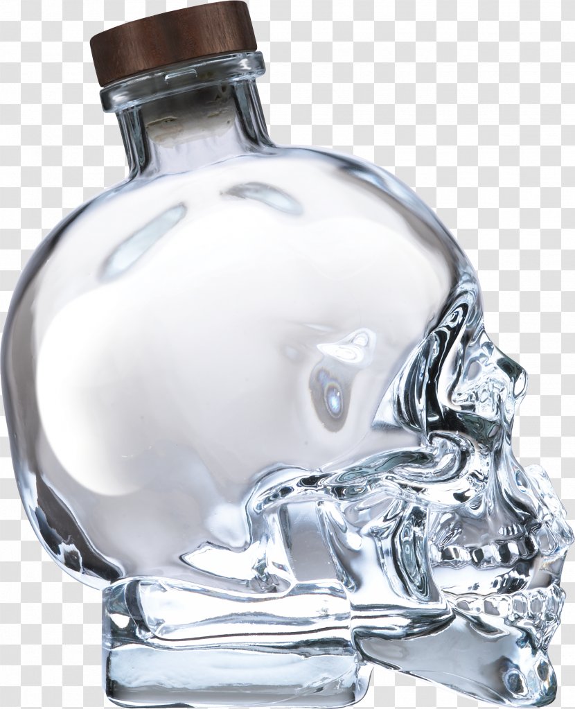 Crystal Head Vodka Distilled Beverage Russian Standard Stolichnaya - Bone Transparent PNG