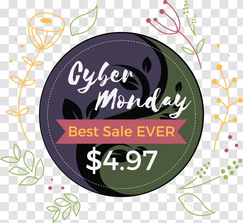 Logo Font - Cyber Monday Transparent PNG