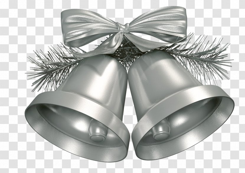 Christmas Decoration Jingle Bell Ornament - Photography - Silver Transparent PNG