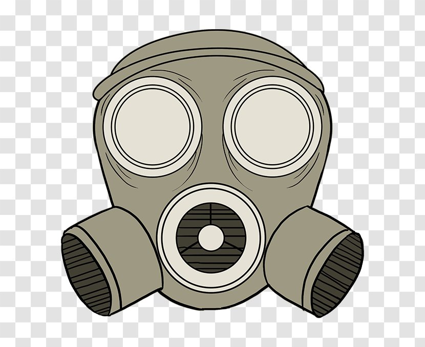 Drawing (2) Gas Mask World War Transparent PNG