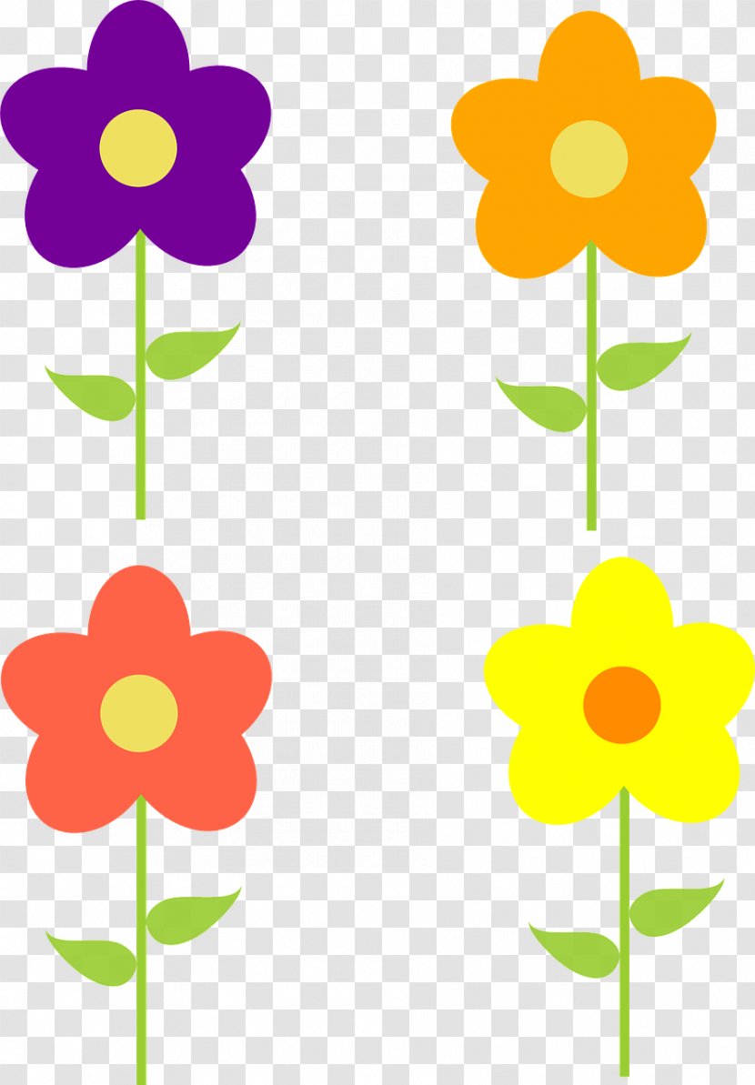Flower Clip Art - Cartoon Flowers Transparent PNG