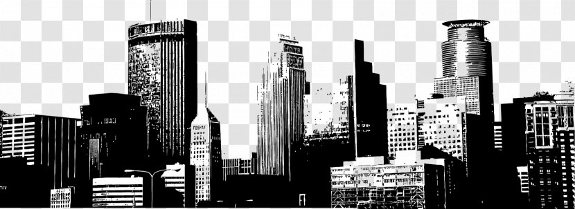 City Building - Cityscape - Silhouette Transparent PNG