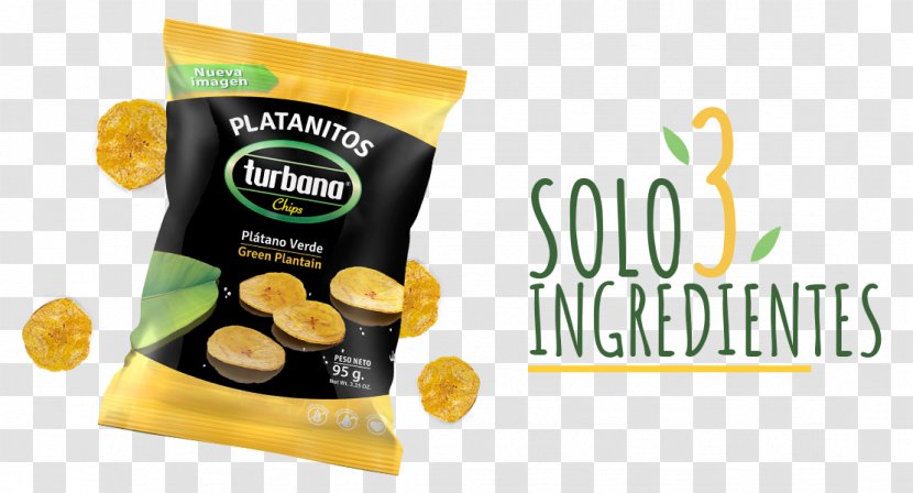 Turbana, Bolívar Junk Food Banana Chip Potato - Ingredient - Plantain Chips Transparent PNG