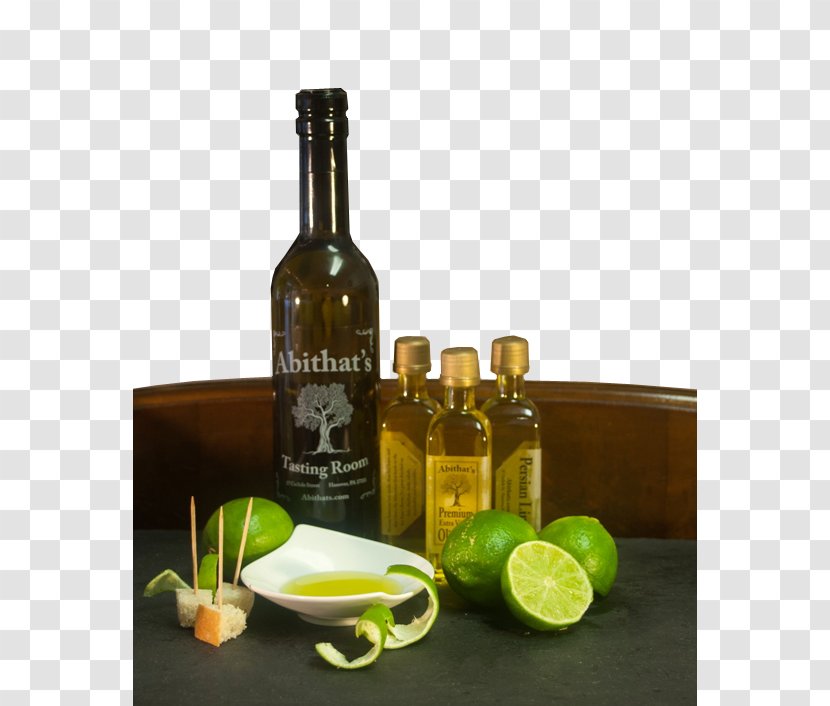 Liqueur Olive Oil Glass Bottle Vegetable - Persian Lime Transparent PNG