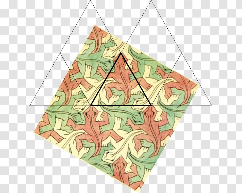 Drawing Tessellation Person Work Of Art - M C Escher Transparent PNG