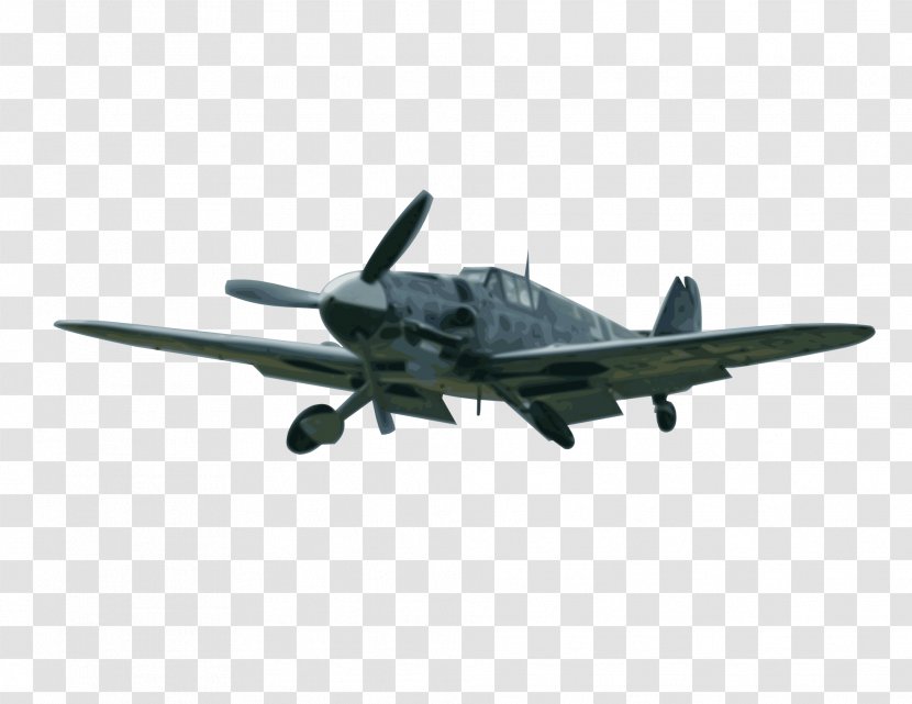 Airplane Second World War Aircraft Messerschmitt Bf 109 Lockheed P-38 Lightning - Plane Transparent PNG