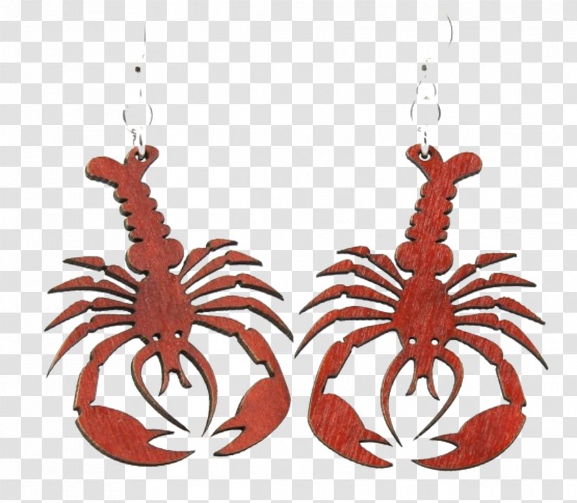 Lobster Earring Jewellery Decapoda Animal Source Foods Transparent PNG