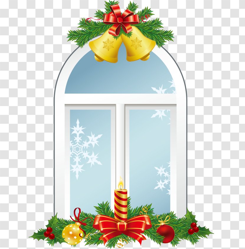 Santa Claus Christmas Ornament - Leaf - Vector Decorative Painting Transparent PNG