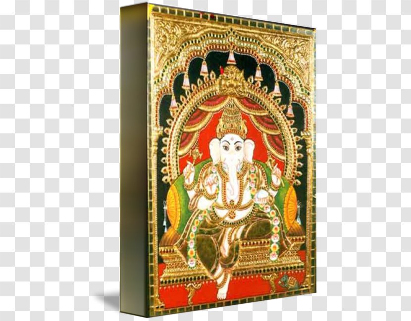 Ganesha Religion Art Deity Asian Elephant - Gold - Indian Gods Transparent PNG