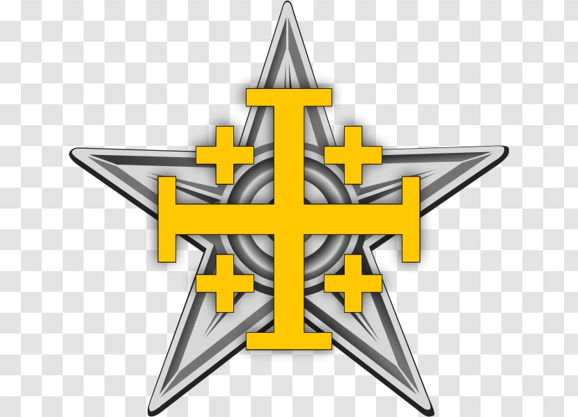 Jerusalem Cross Symbol - Religion Transparent PNG