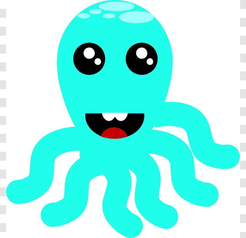 Octopus Free Content Clip Art - Cartoon - Octo Cliparts Transparent PNG