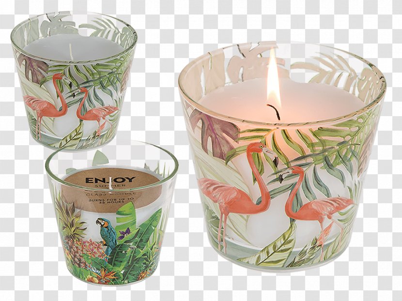 Candle Ice Cream Tealight Glass Citronella Oil - Cloth Napkins Transparent PNG