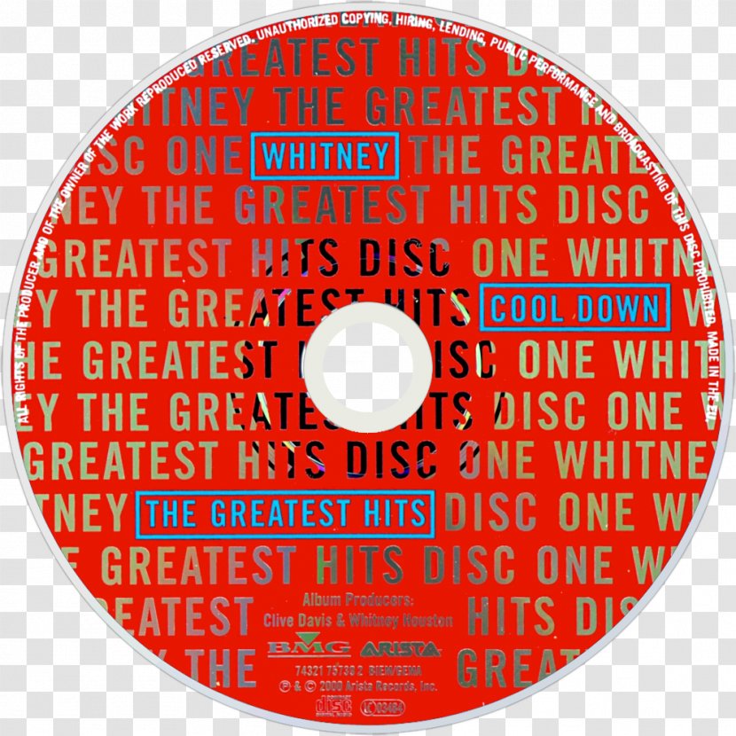 Whitney: The Greatest Hits Compact Disc Whitney Houston Album - Flower - Sekhmet Transparent PNG