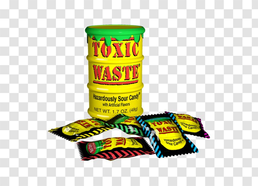 Toxic Waste Candy Sour Sanding Drum - Warheads Transparent PNG