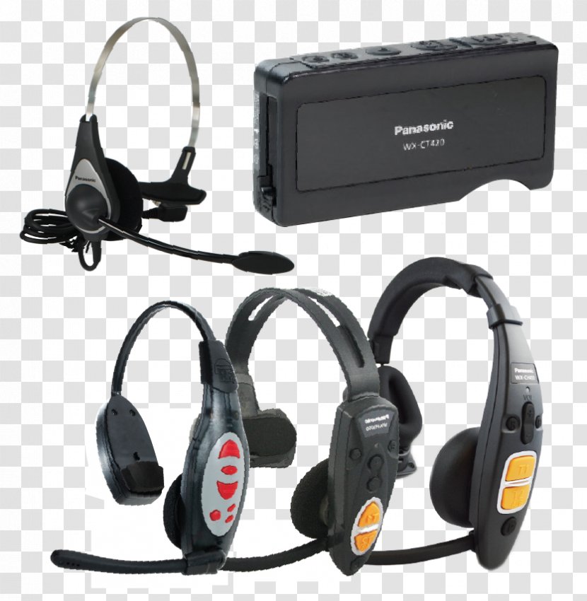 HQ Headphones Headset Radio Frequency Panasonic Transparent PNG