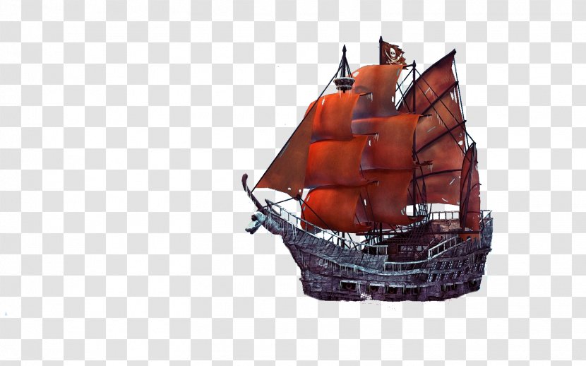 Caravel Carrack Fluyt Galleon Ship - Sailing Transparent PNG