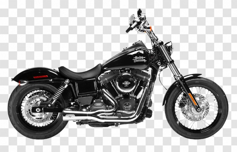 Harley-Davidson Super Glide Motorcycle Bobber Street - Six Bends Harleydavidson Transparent PNG
