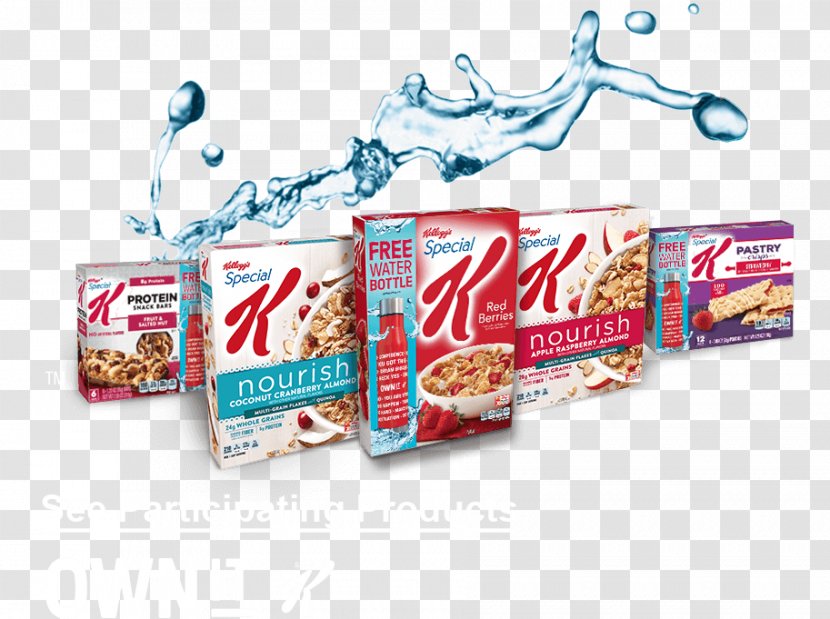 Breakfast Cereal Special K Corn Flakes Kellogg's Bottle - Food Transparent PNG