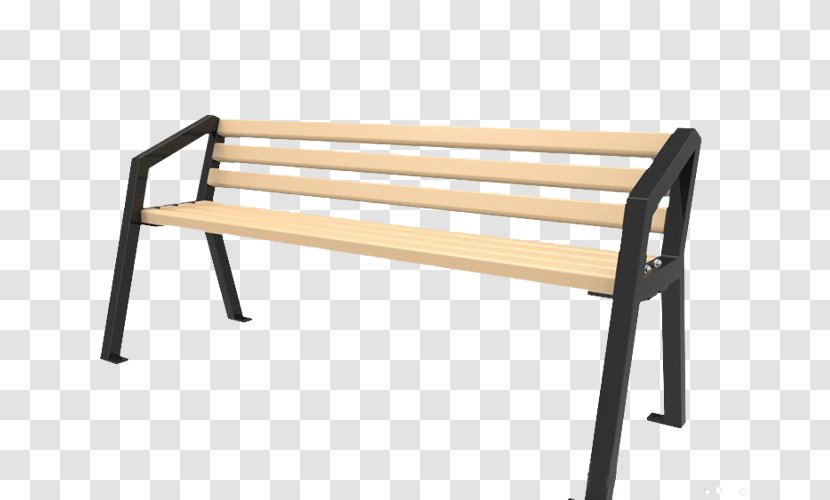 Bench Chair Stool Wood - Garden - Simple Park Transparent PNG