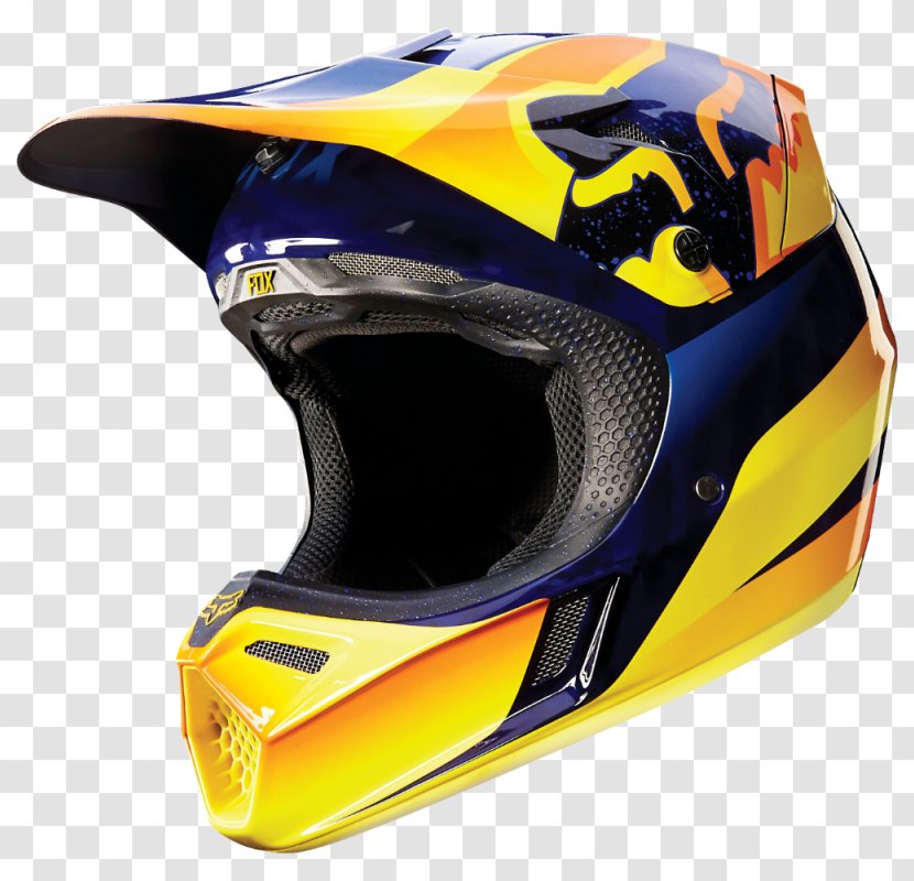 Motorcycle Helmets Flight Helmet Racing Fox - Offroading - Hike Transparent PNG