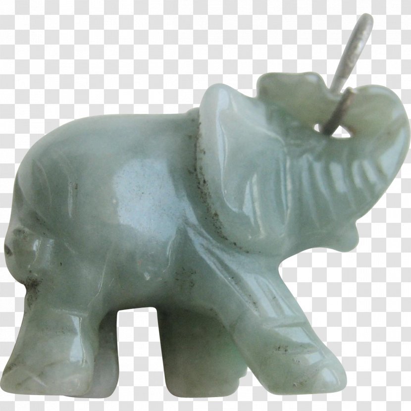 Indian Elephant Stone Carving Figurine - Elephants And Mammoths Transparent PNG