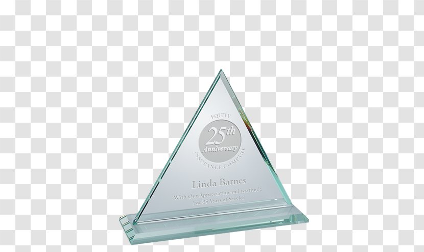 Trophy Brand Triangle - Award Glass Transparent PNG