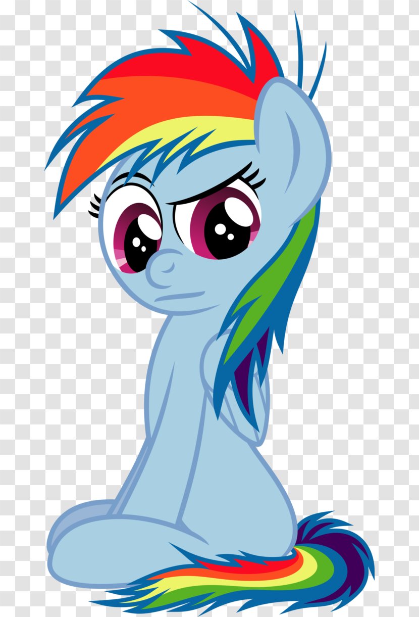 Rainbow Dash Pony Horse Filly - Art Transparent PNG