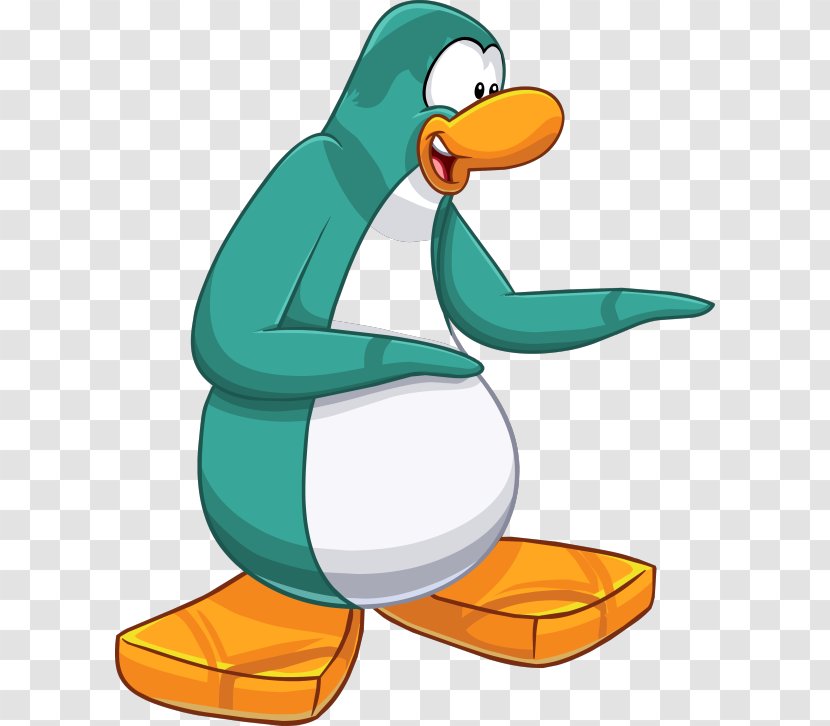 Club Penguin Duck Little Bird - Ducks Geese And Swans Transparent PNG