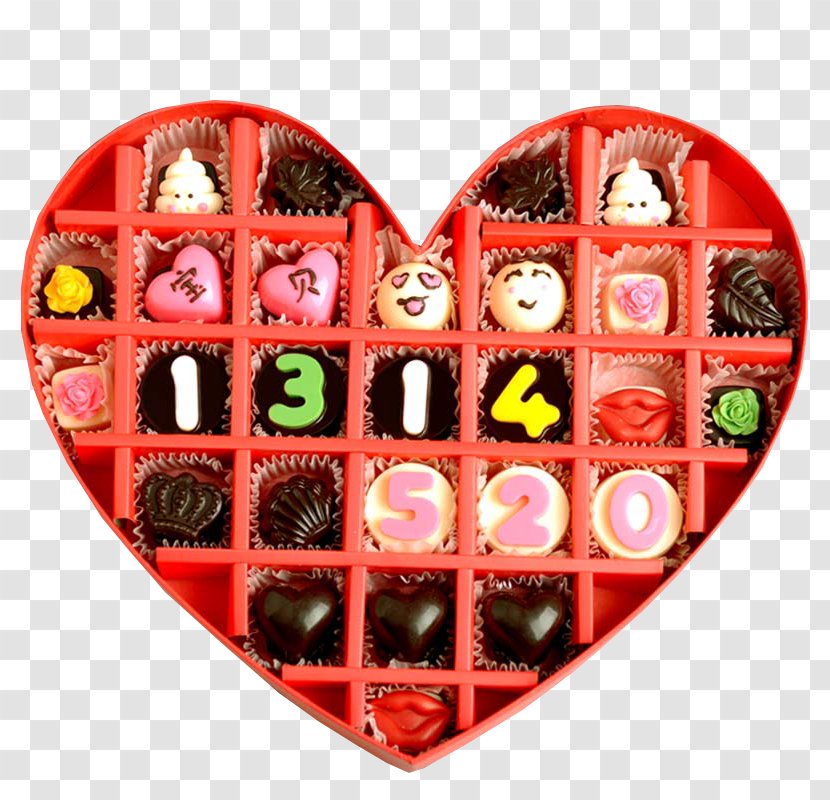 Gift Valentine's Day Do It Yourself Love - Gratis - Hand-decorated Chocolate Transparent PNG