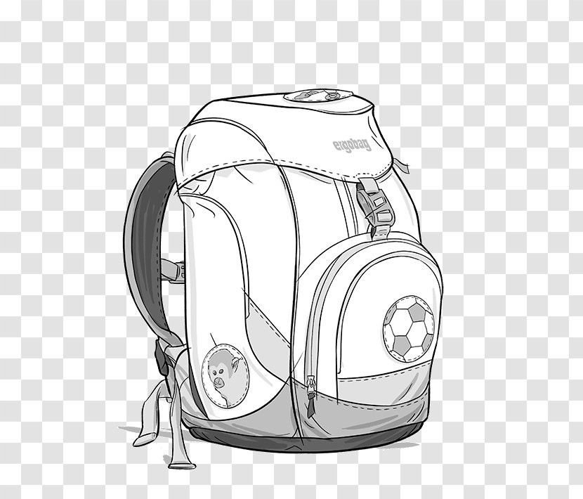 Animation Bag Satchel Sketch - Randoseru Transparent PNG