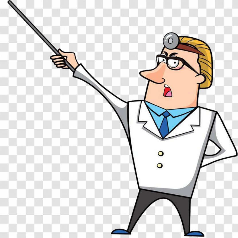 Cartoon Royalty-free Clip Art - The Doctor Is Explaining Transparent PNG