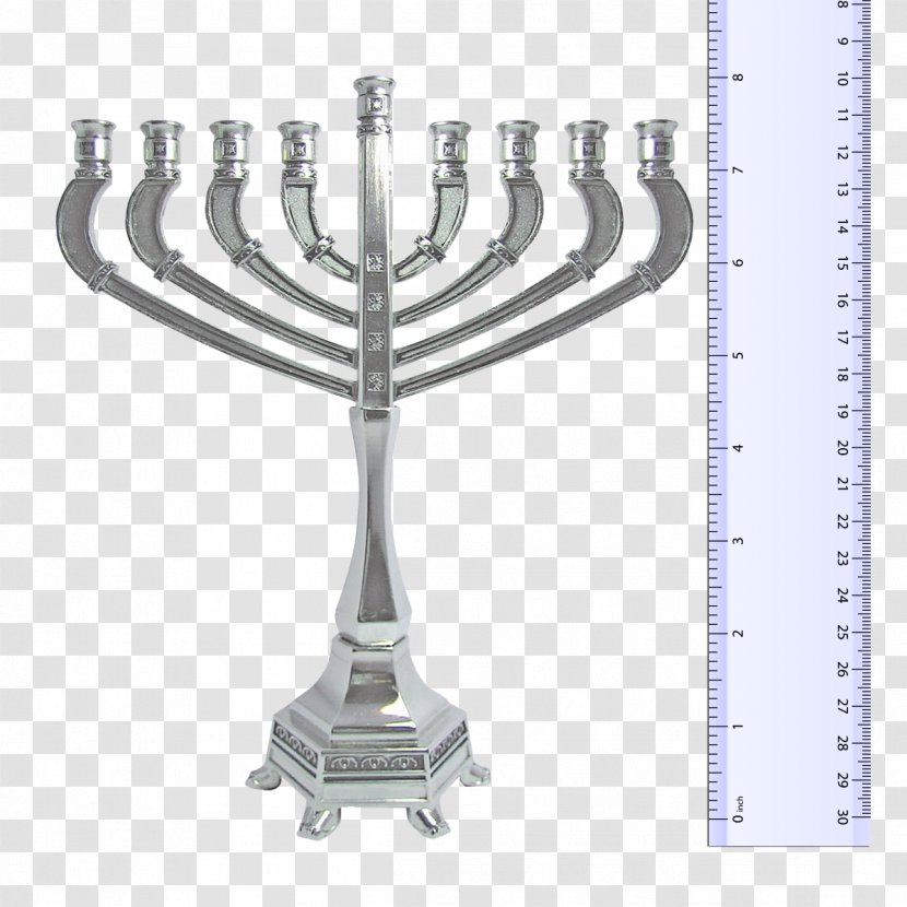 Menorah Hanukkah Jewish Ceremonial Art Mezuzah Candle - Jerusalem Stone - Decorative Curve Transparent PNG