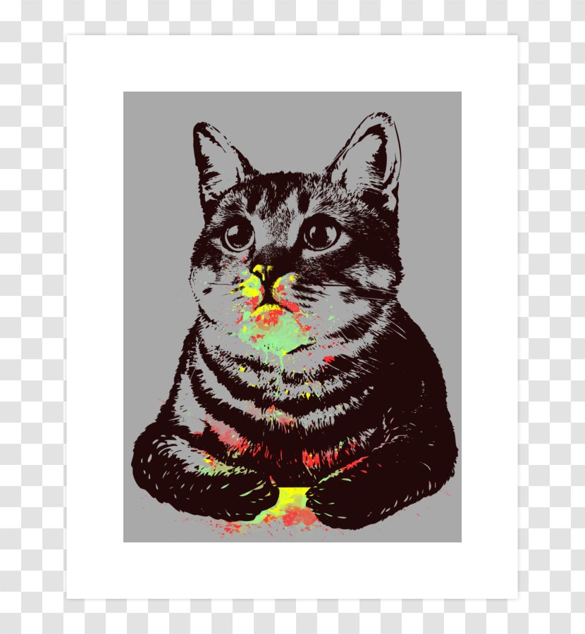 T-shirt Top Sleeve Polo Shirt - Cat Like Mammal Transparent PNG