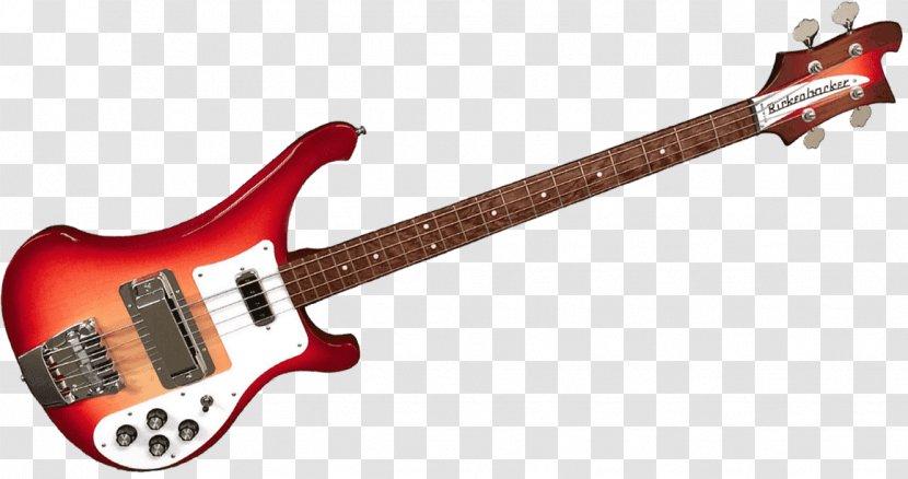 Rickenbacker 4003 Bass Guitar 4001 - Watercolor Transparent PNG